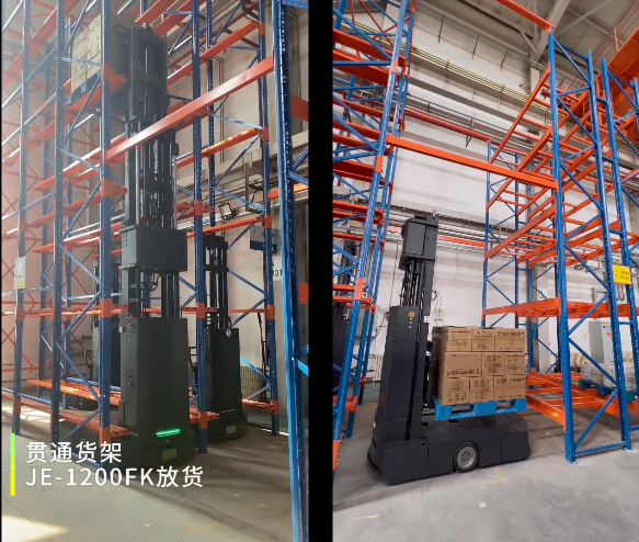 捷象靈越“立庫托盤機器人JE-1200FK”全球首發